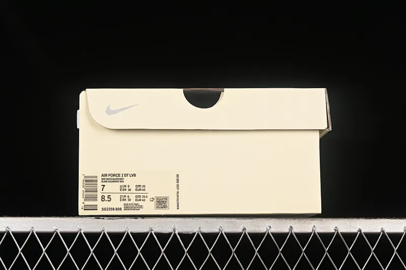 All categories Nk Air Force 1 Air Force series Nk Air Force 1 Mid Air Force mid-top Nk Air Force 1'07 Mid gray pearlescent small hook Air Force One mid-top casual sneakers SG2356-806